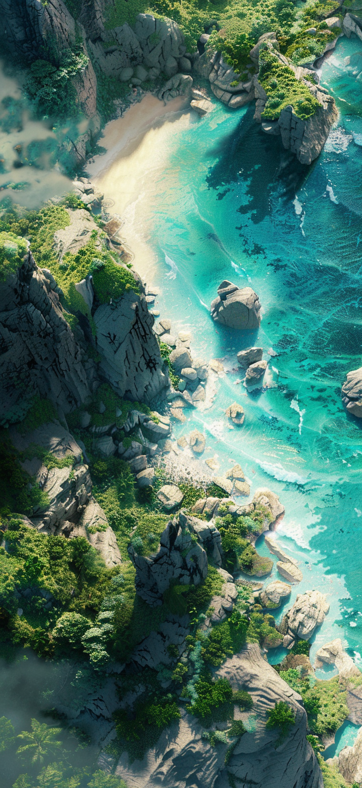 secluded coastal paradise