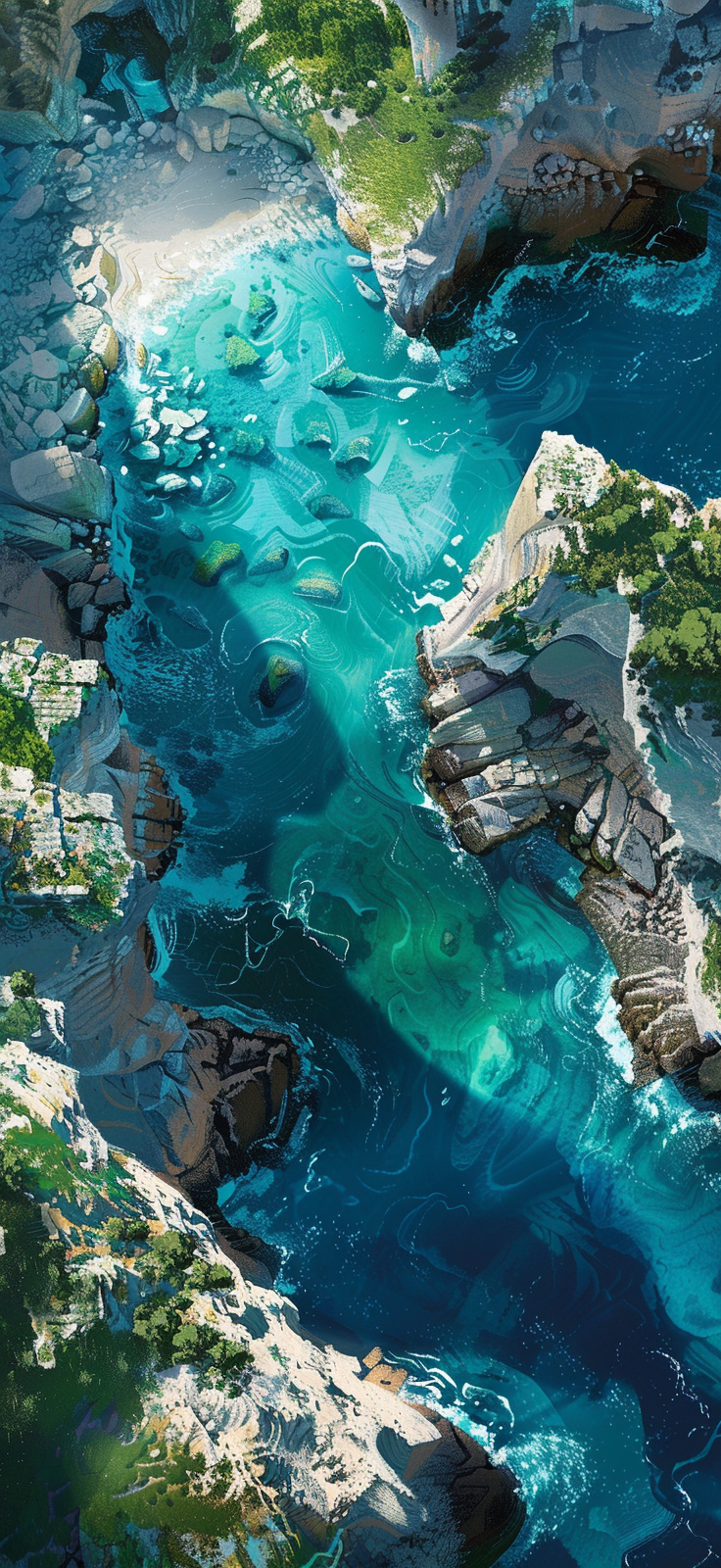 secluded coastal paradise