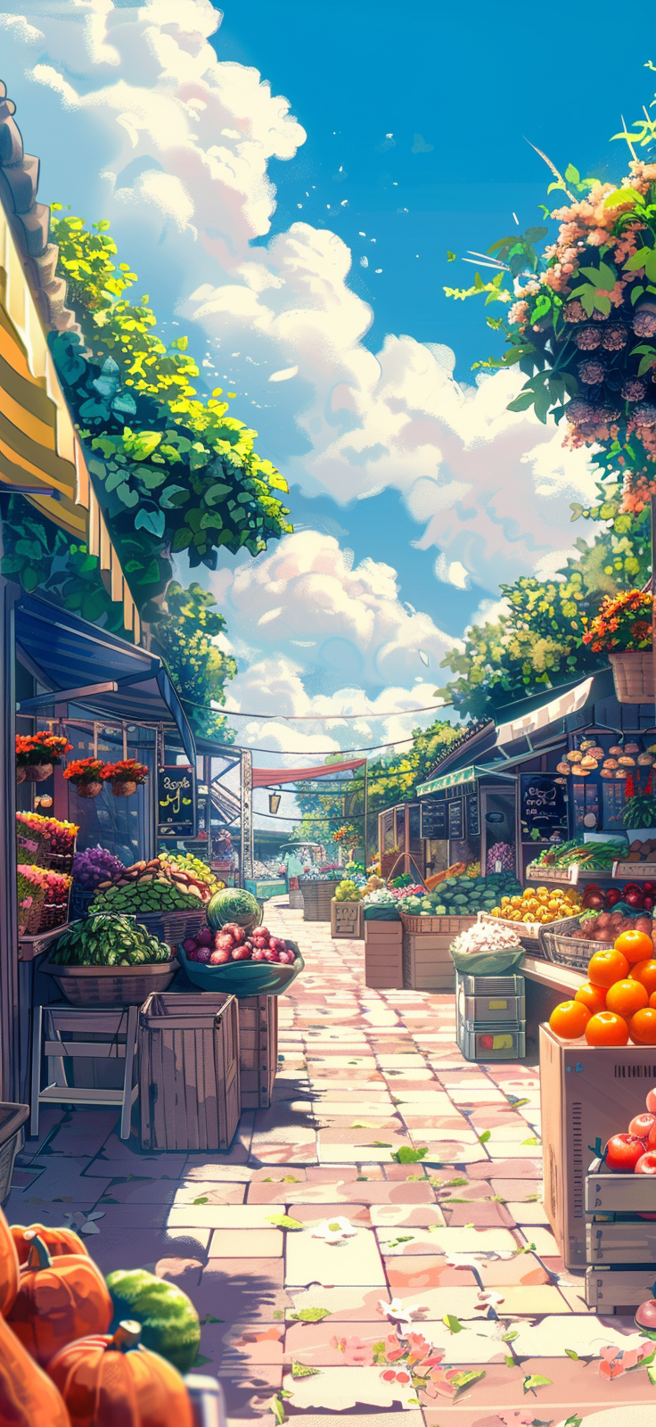 vibrant village market