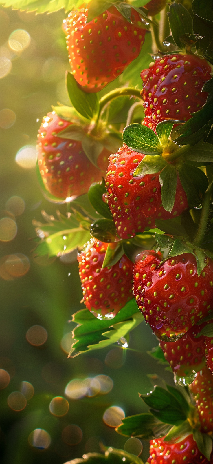 sun-kissed strawberries