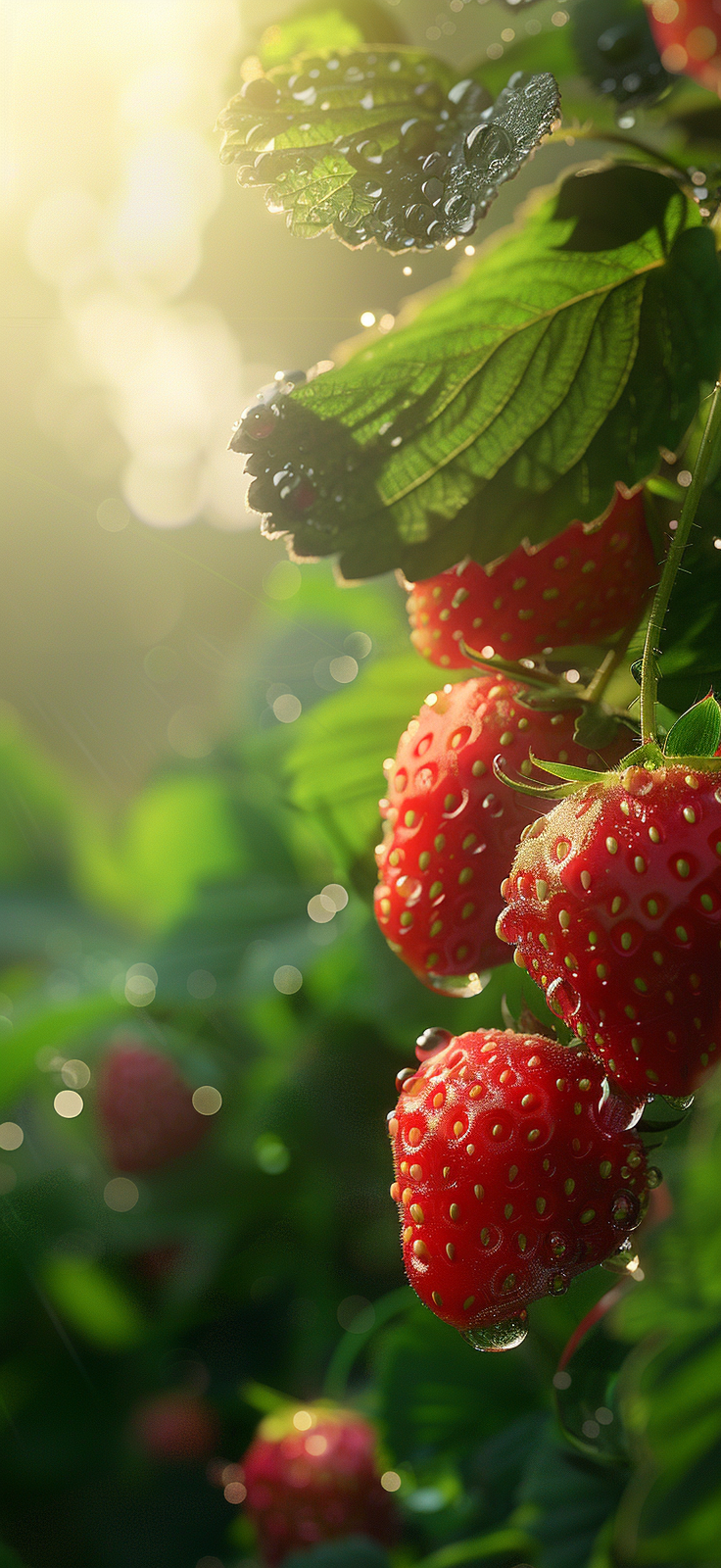 sun-kissed strawberries