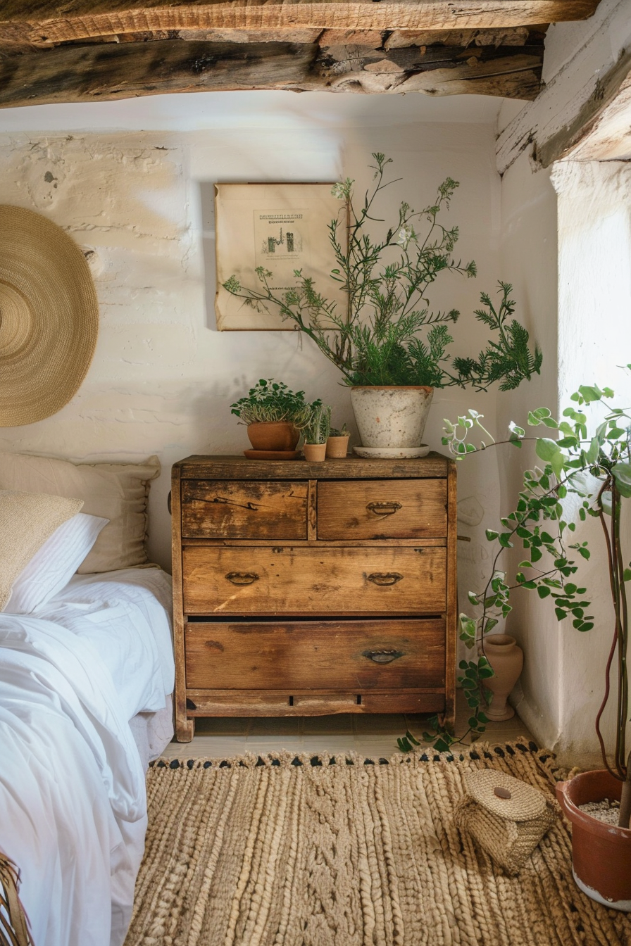 Rustic cottage bedroom escape
