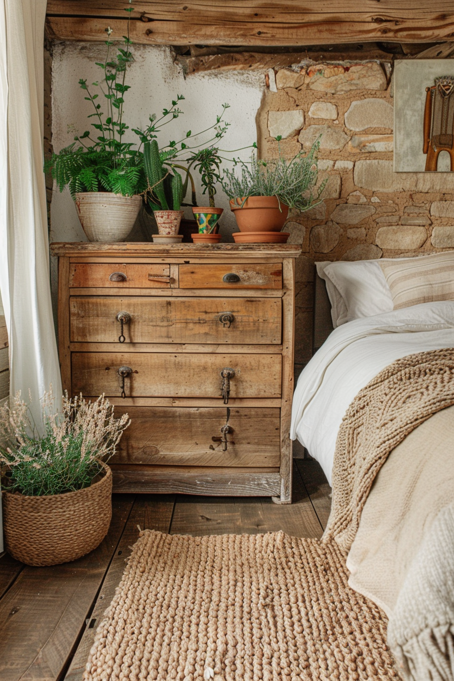 Rustic green oasis
