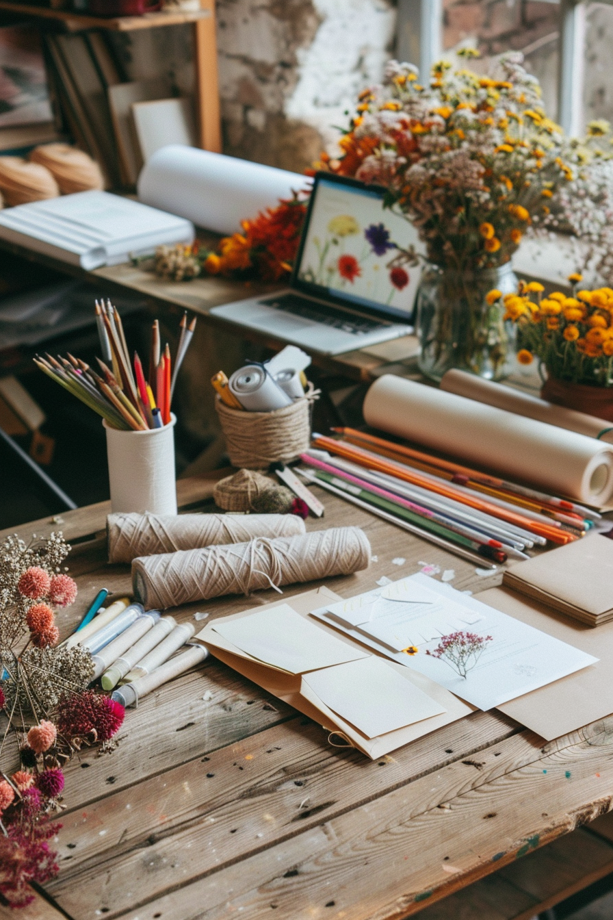 DIY wedding invitations and stationery with a rustic touch