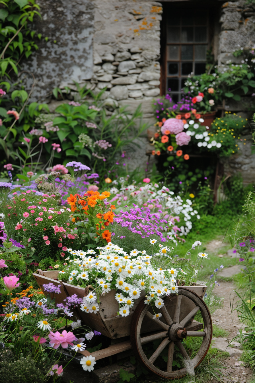A wild, untamed look with freely growing plants