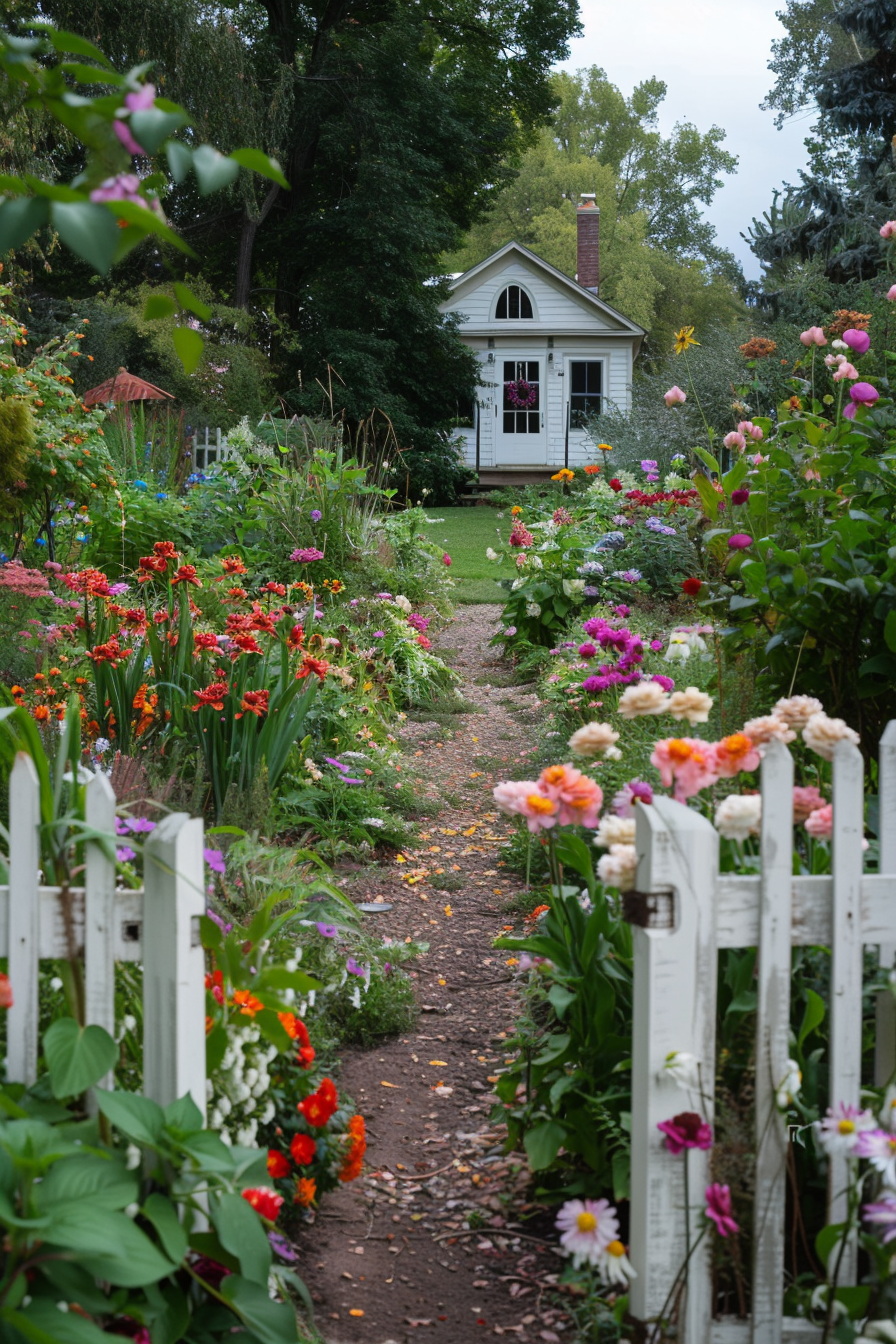 Seasonal blooms like tulips, hydrangeas, asters, and hellebores