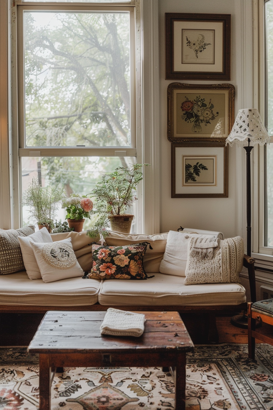 Cozy Cottagecore Living Room