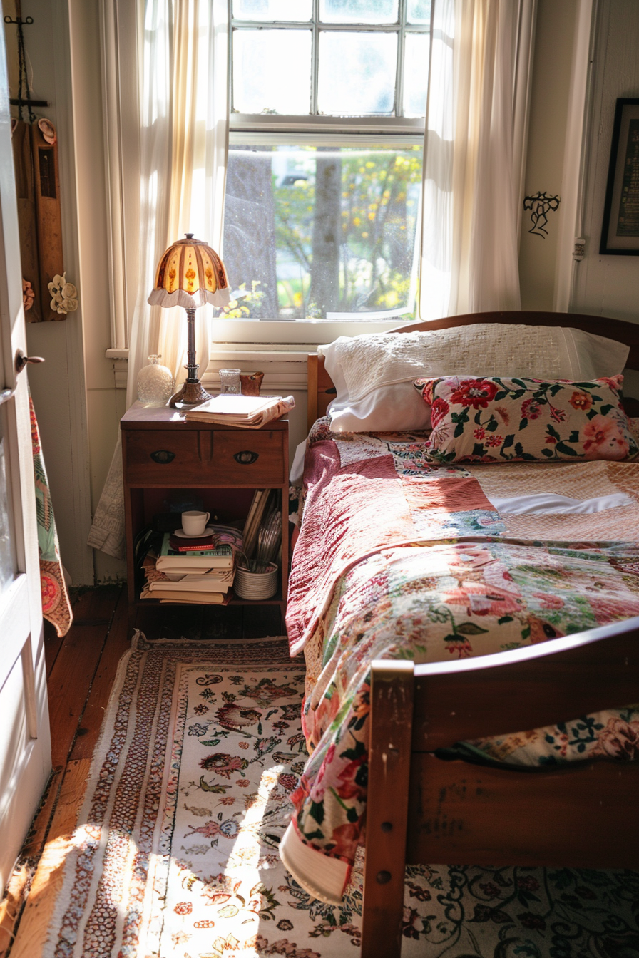 Serene Cottagecore Bedroom