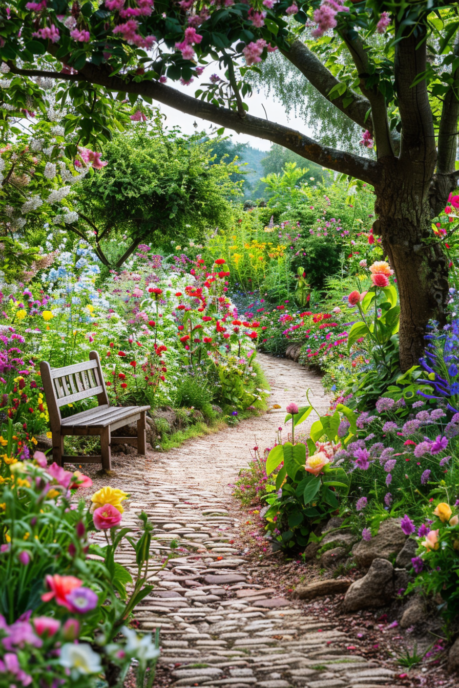 Idyllic Cottagecore Garden