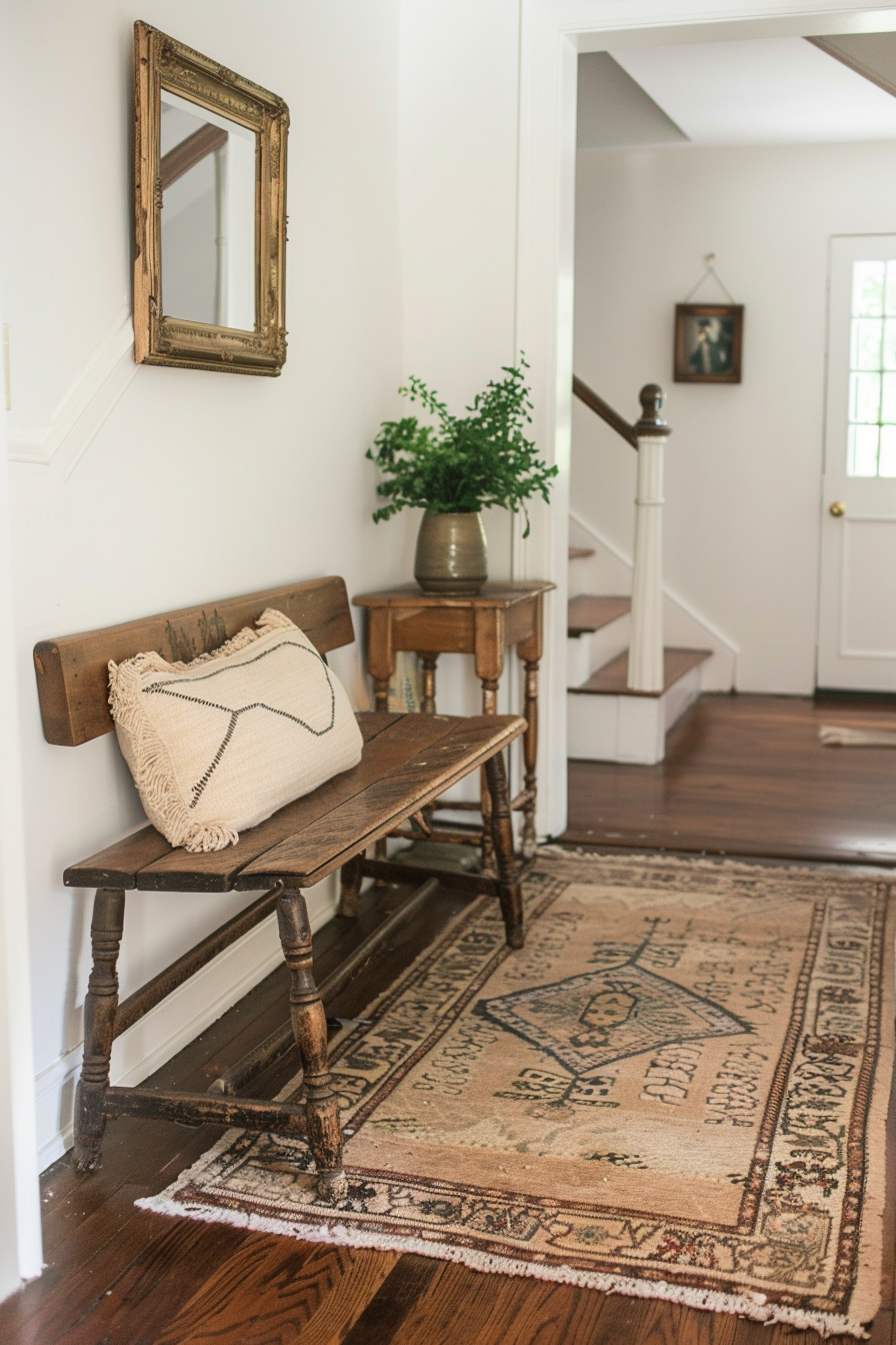 Welcoming Cottagecore Entryway