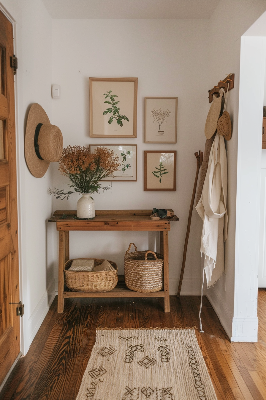 Welcoming Cottagecore Entryway