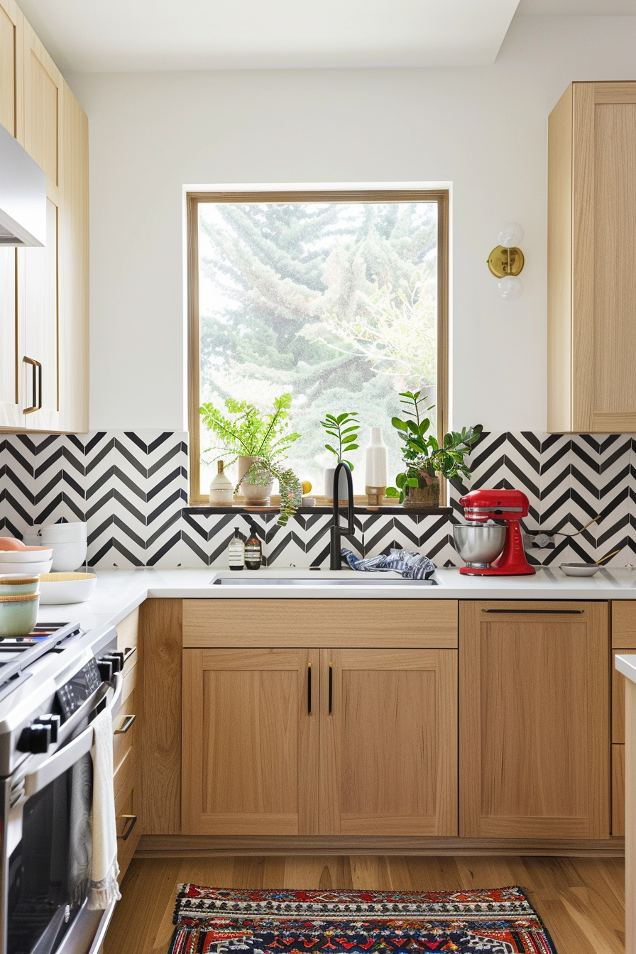 Glossy tiles with vibrant hues
