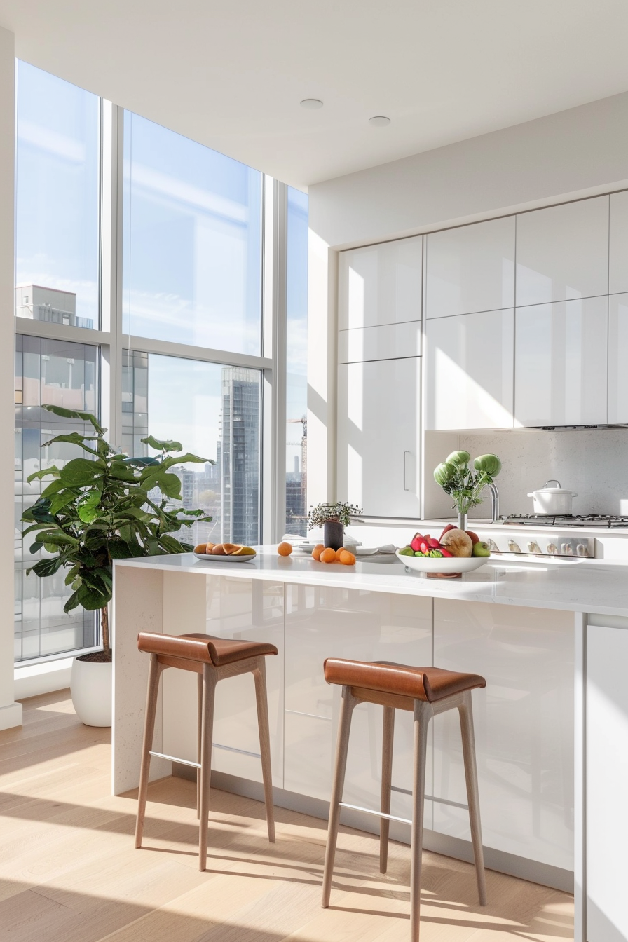 Light color palette with vibrant accents