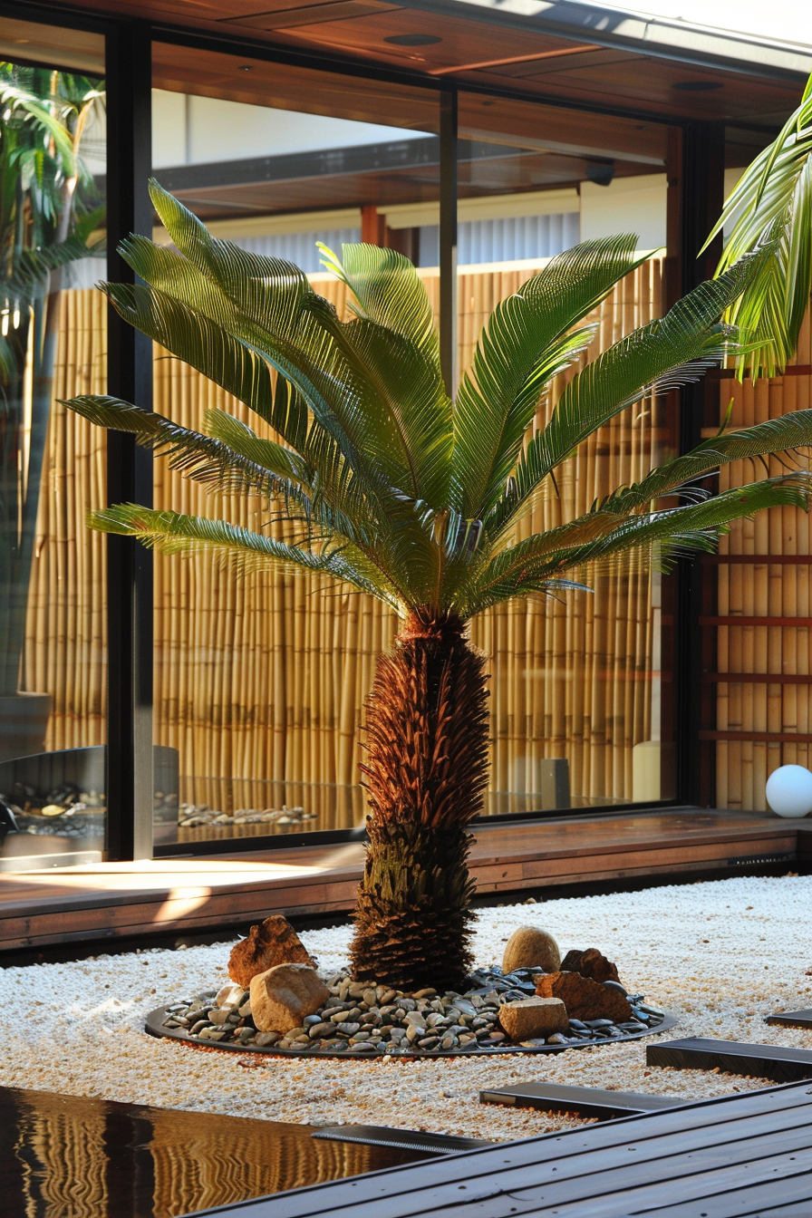 Sculptural Sago Palm