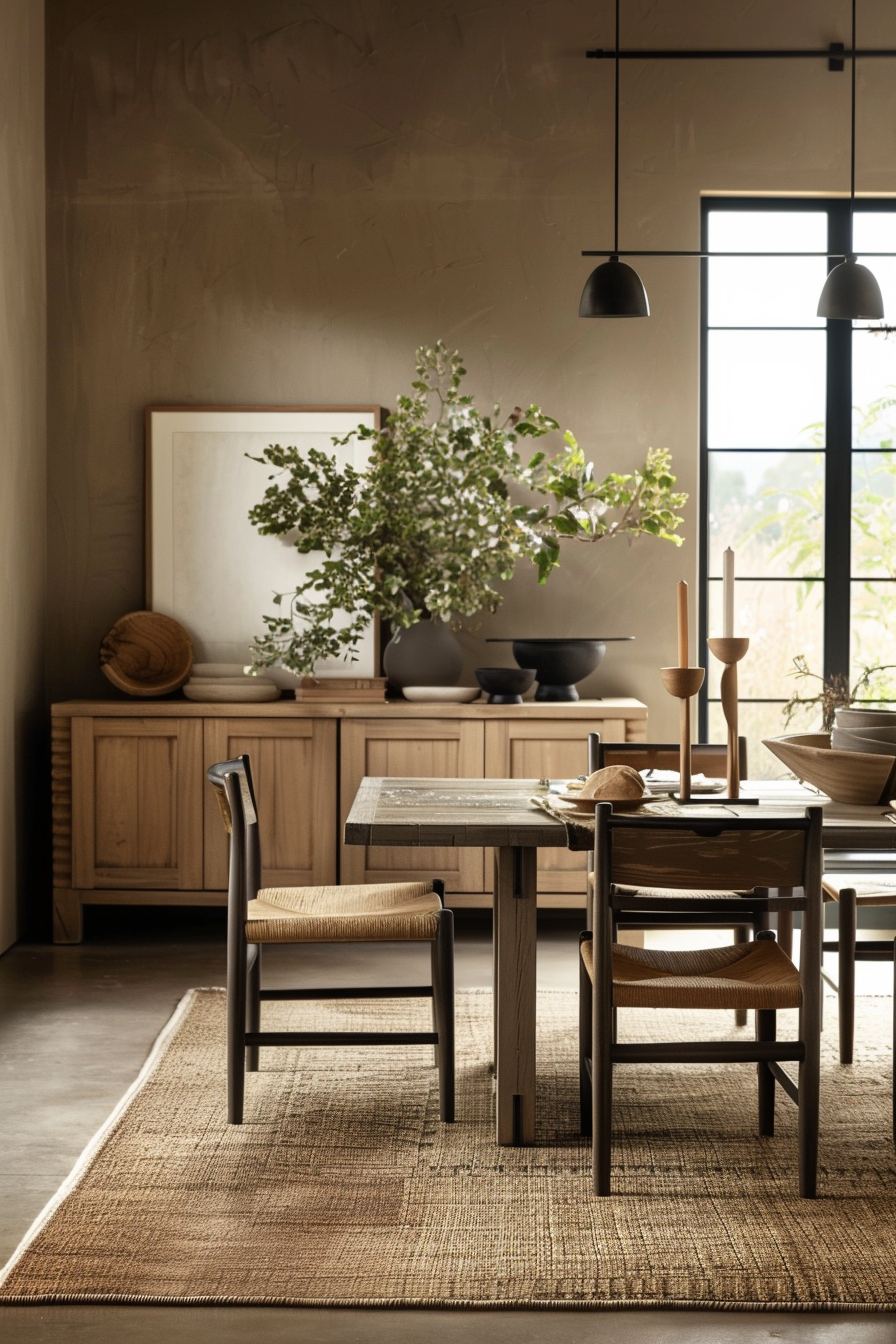Functional design in modern rustic decor