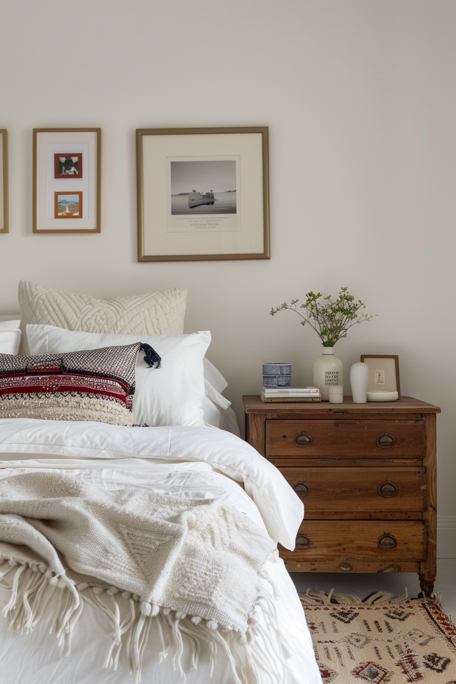 Personal touches in modern rustic decor