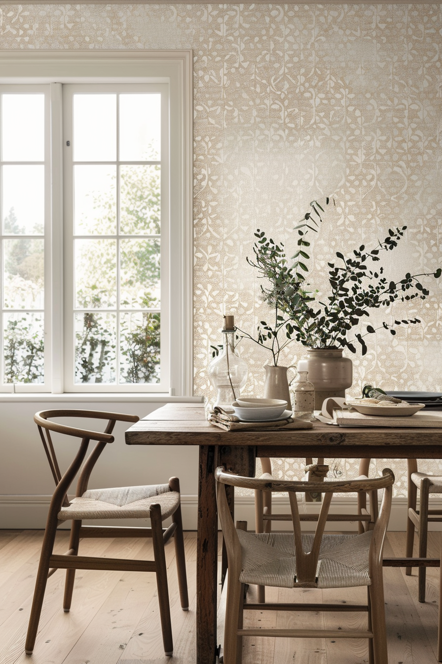 Patterns in modern rustic decor