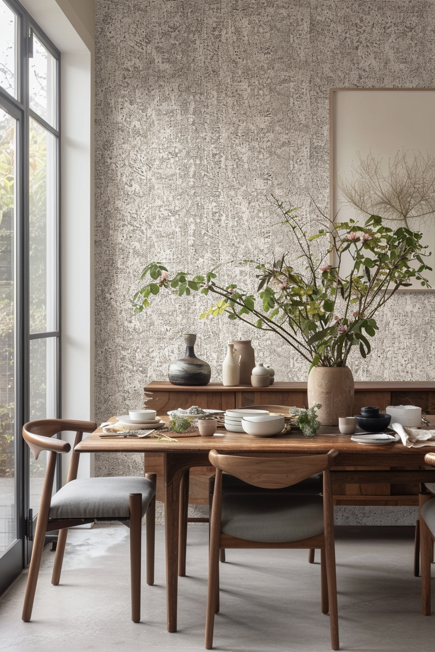 Patterns in modern rustic decor