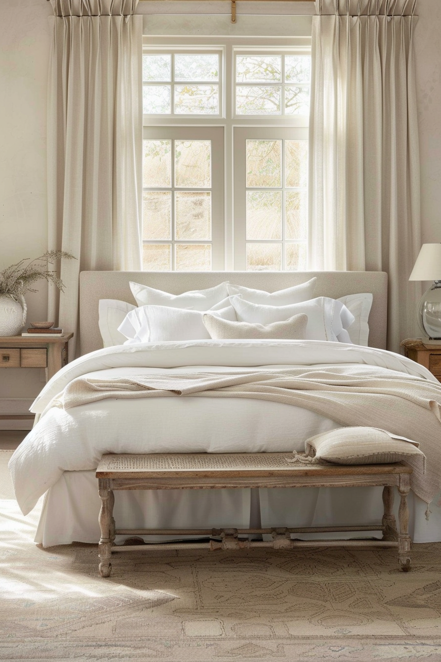 Neutral and earthy tones in modern rustic decor