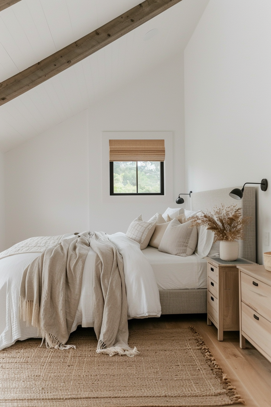 Minimal decor and streamlined furniture