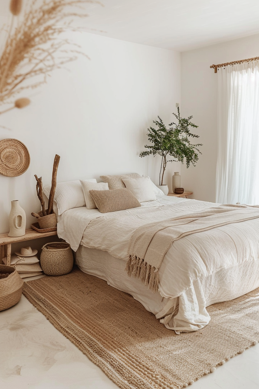 Natural fibers and cozy textiles