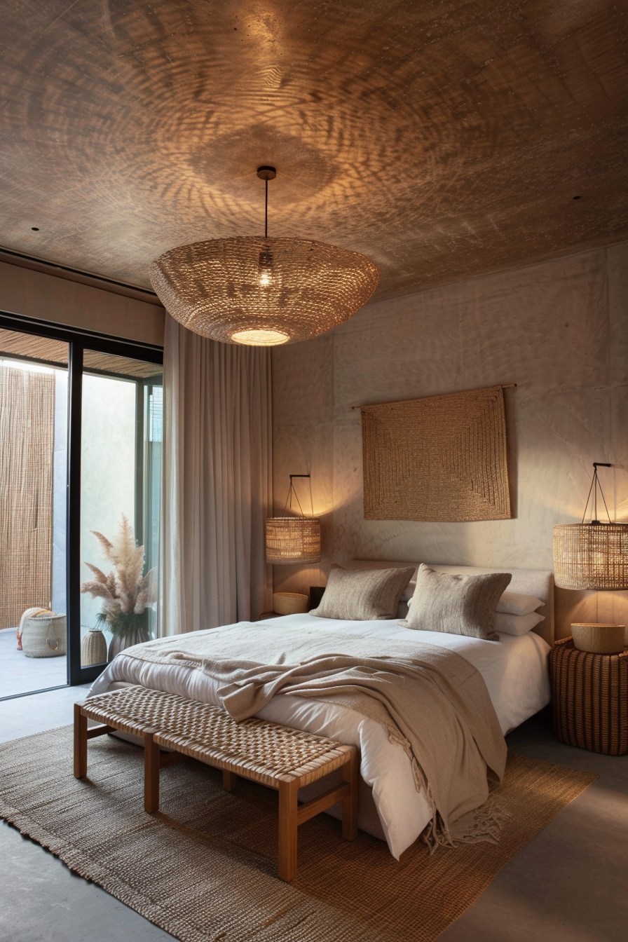 Warm, cozy lighting with dimmable options