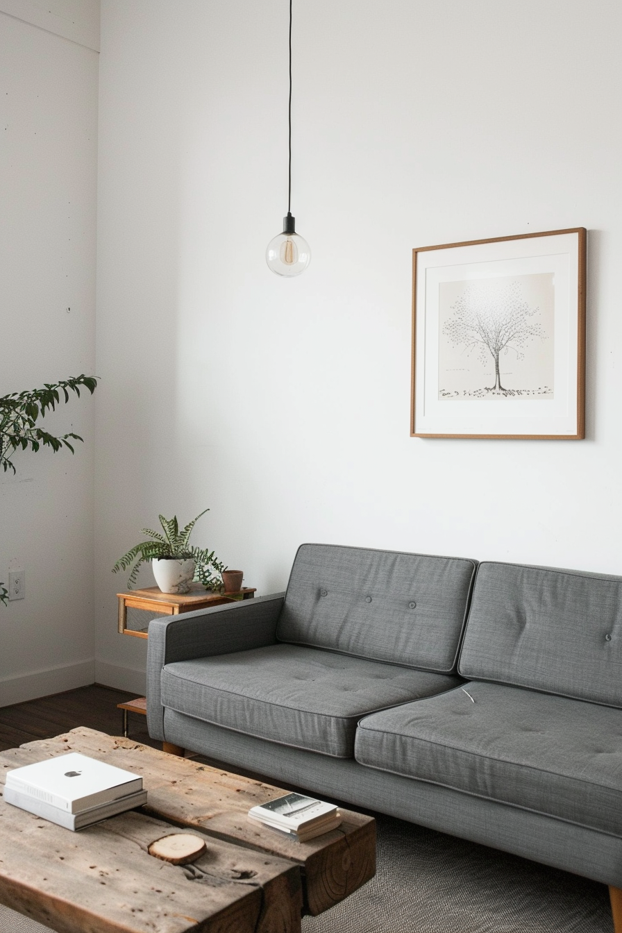 Vintage pieces adding character