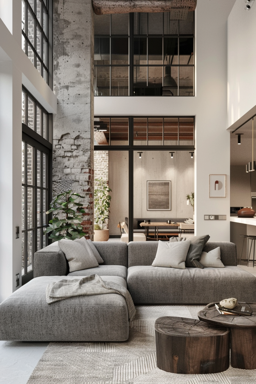 Natural materials with neutral palette