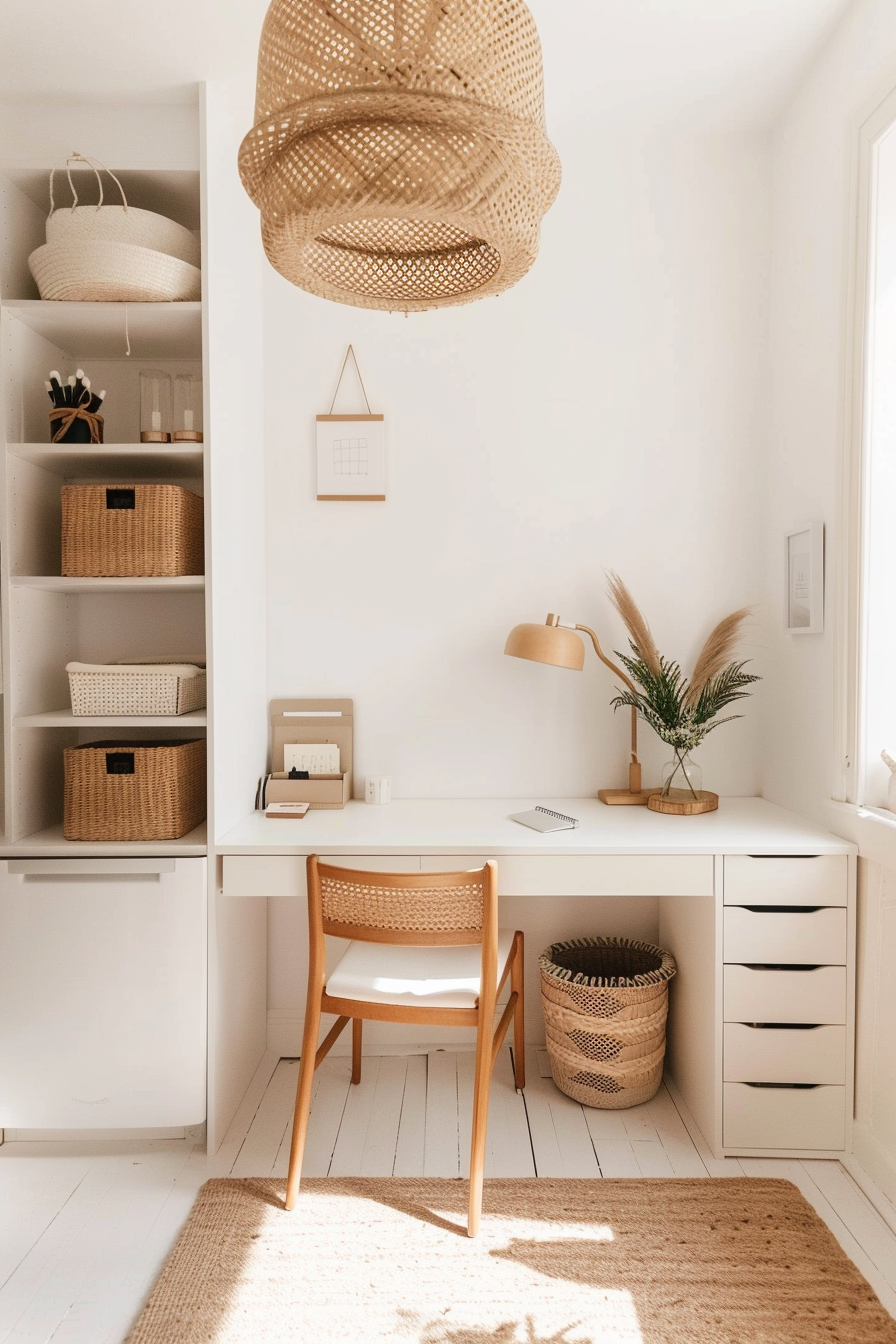 Minimalist design with essential furniture
