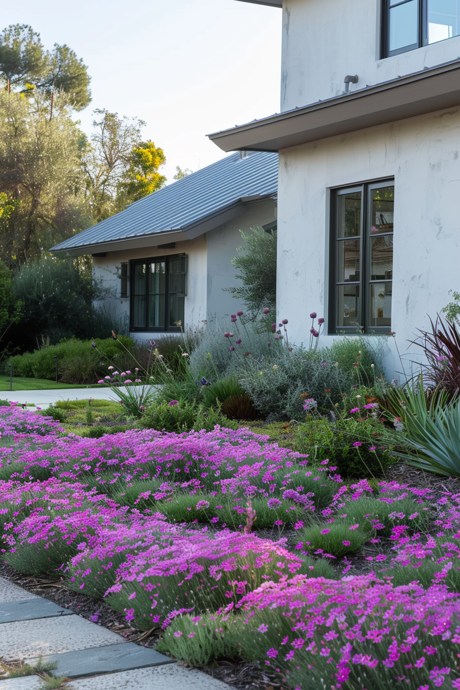 Adam's Needle and Creeping Phlox creating a low-maintenance garden