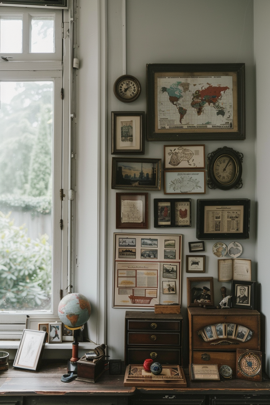 Choose a cohesive theme for your collage