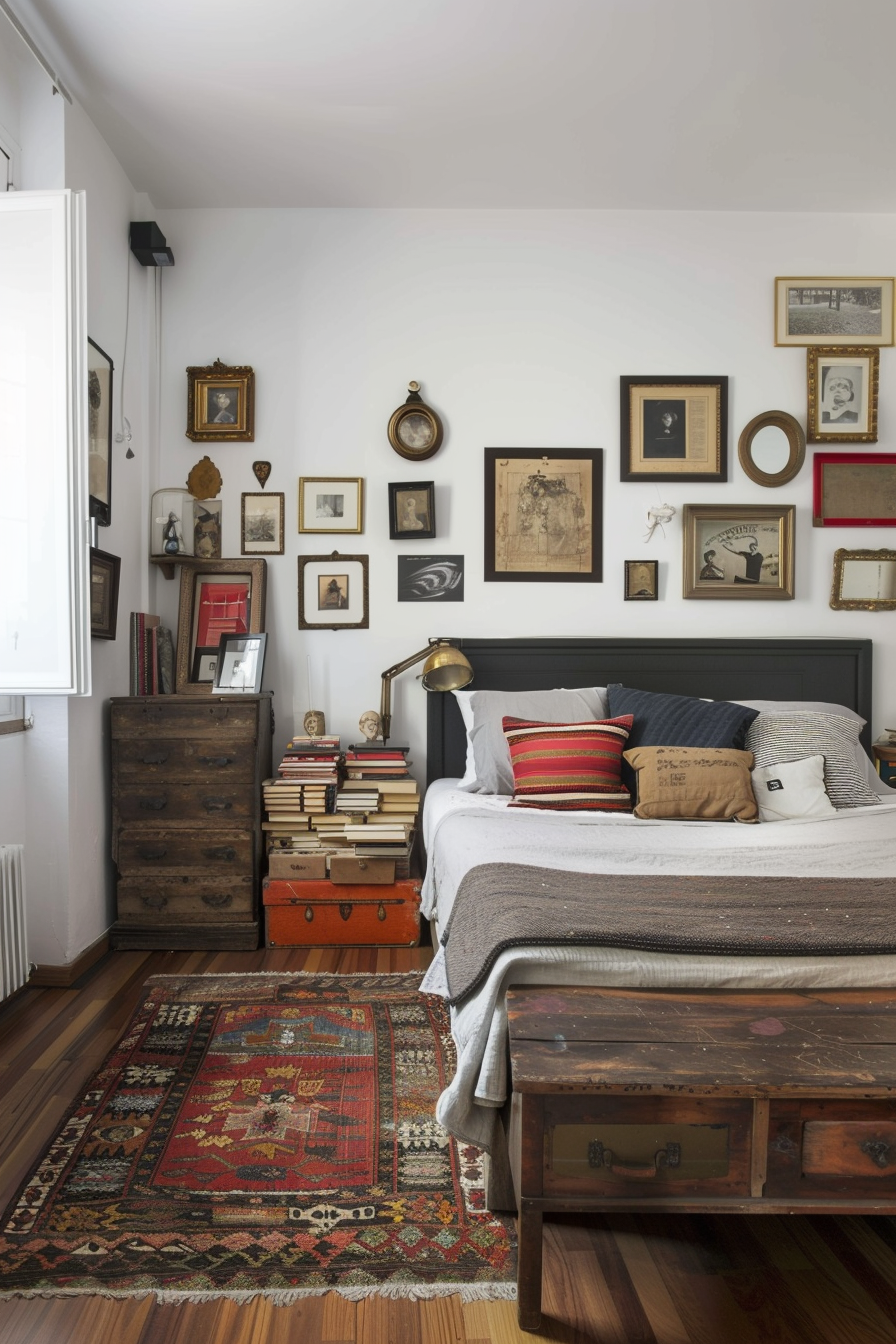 Highlight different pieces with varied frames