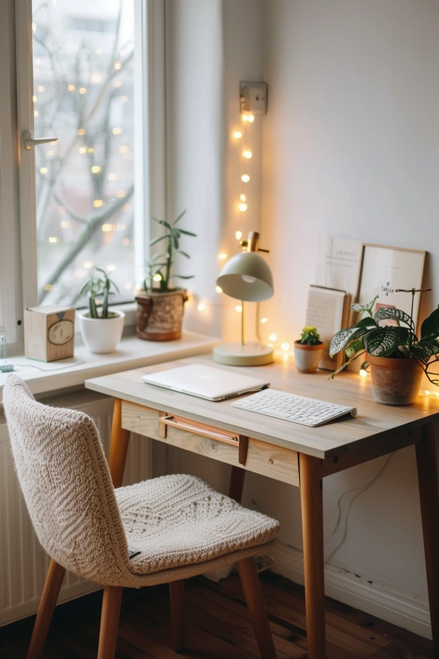 Adjustable desk lamp and decorative ambient lighting