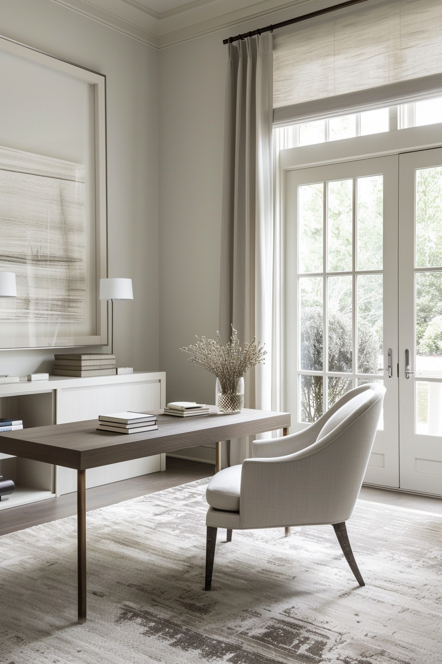 Layered textures in neutral tones