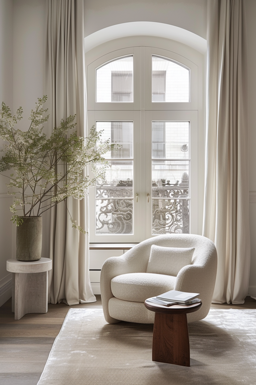 Plush cushions and cozy throws in a living room