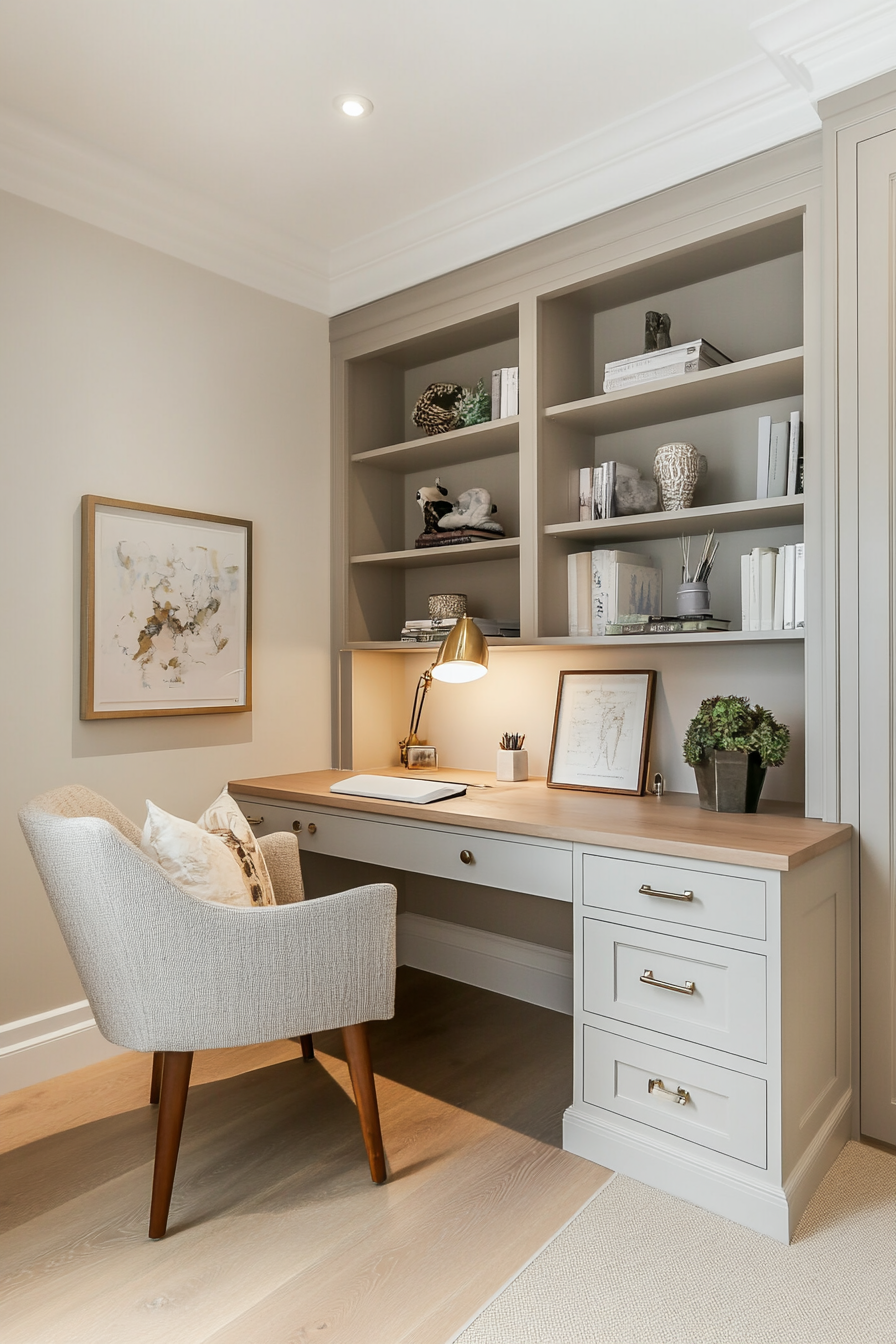 Functional and stylish small office