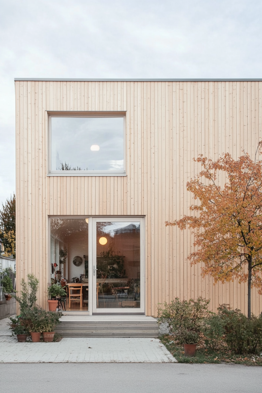 Scandinavian-inspired home with simple design and natural materials