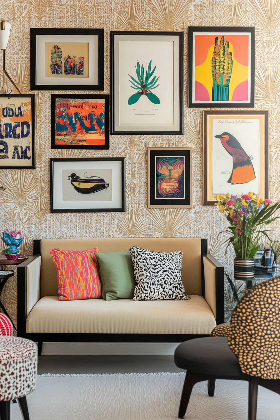 Vintage posters for wall decor