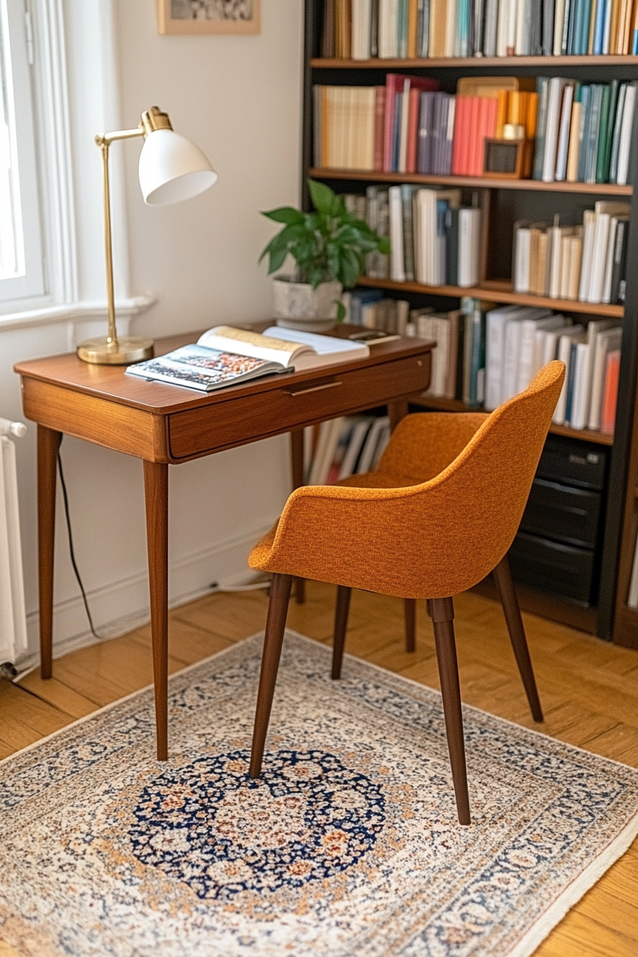 Quiet corner in a home office