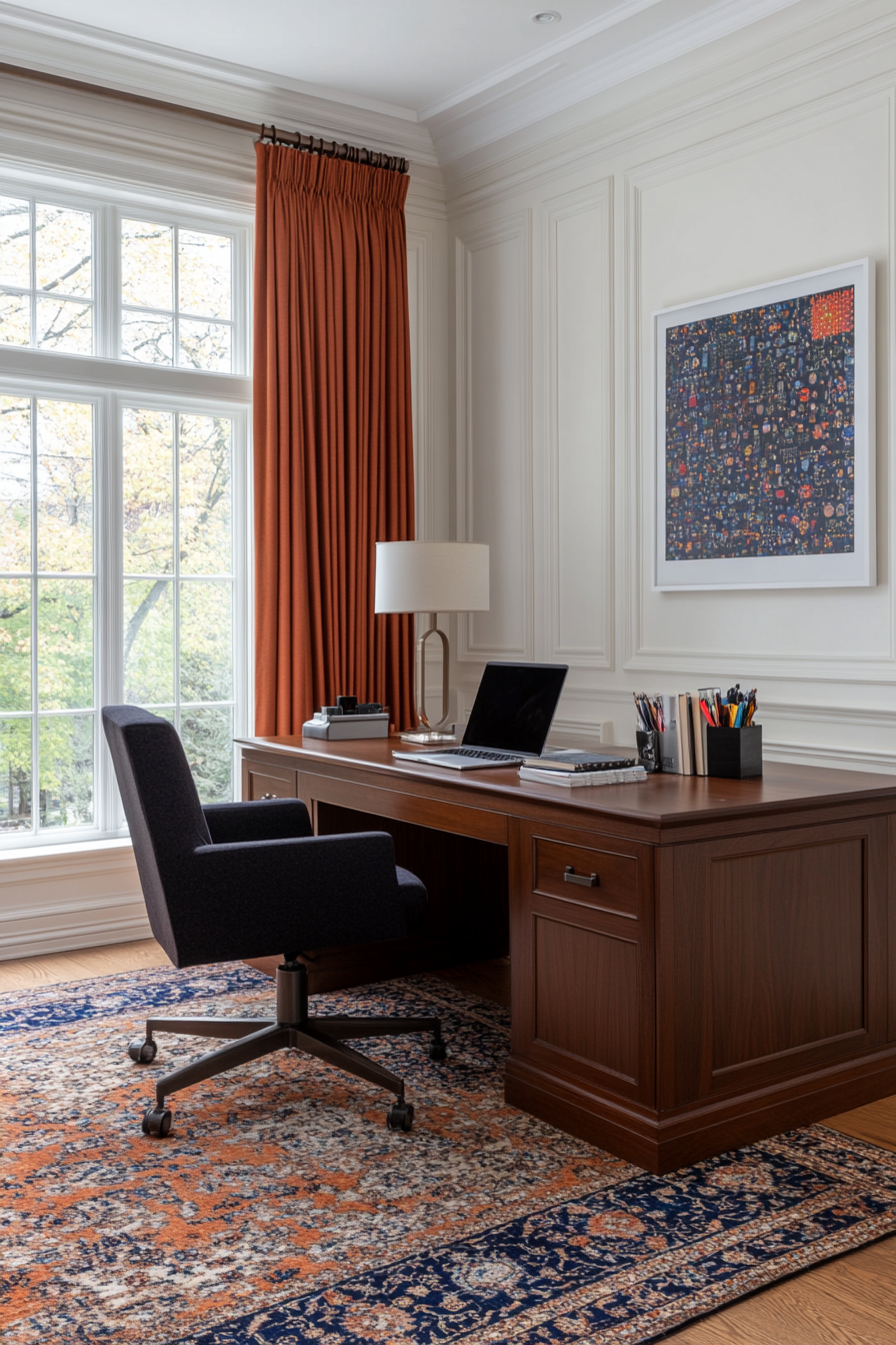 Soundproofed home office