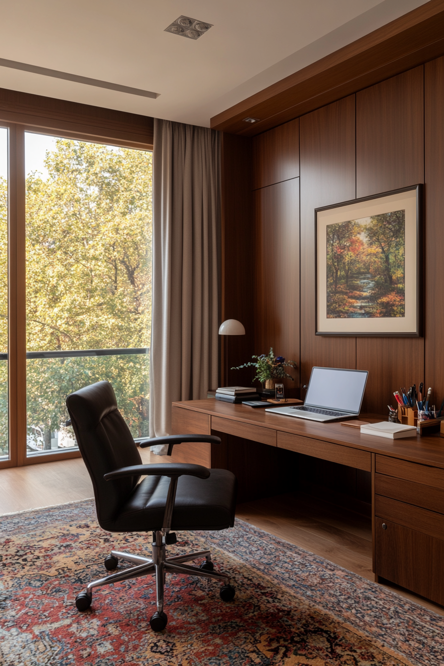 Soundproofed home office