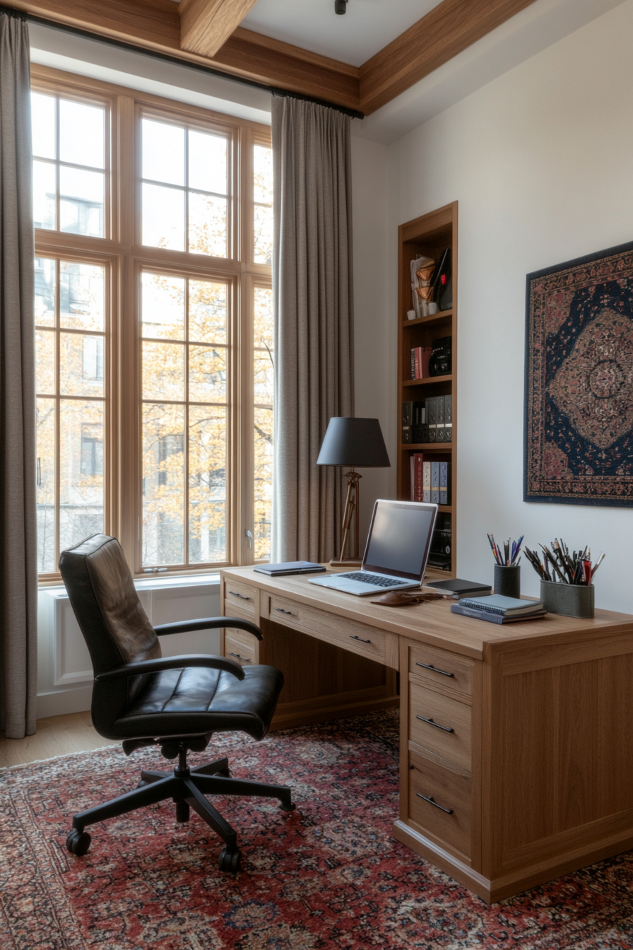Soundproofed home office