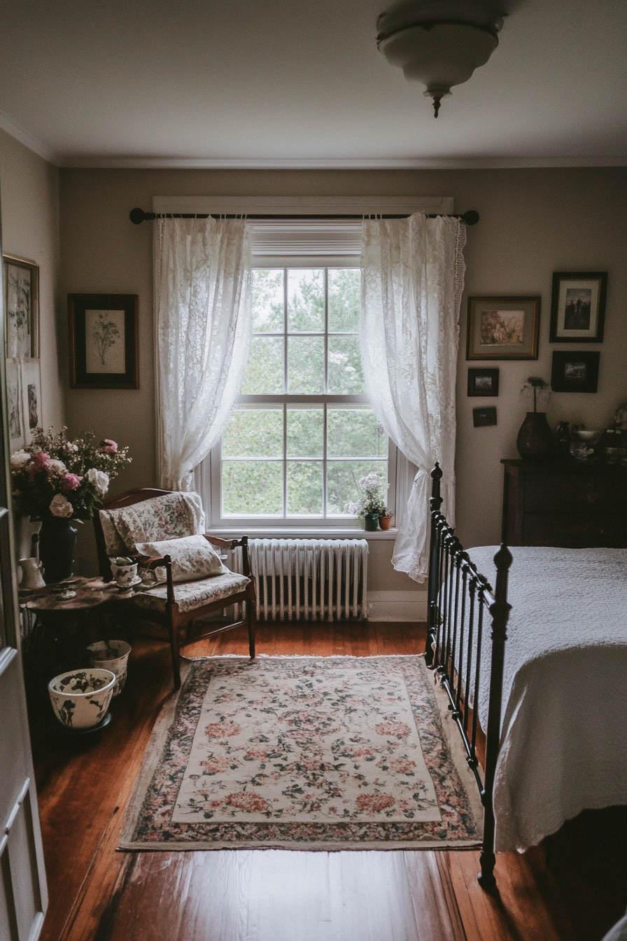 French country details with soft, muted hues