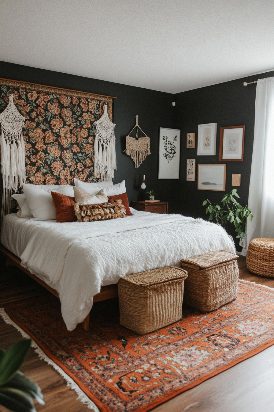 Bold, bohemian wallpaper patterns