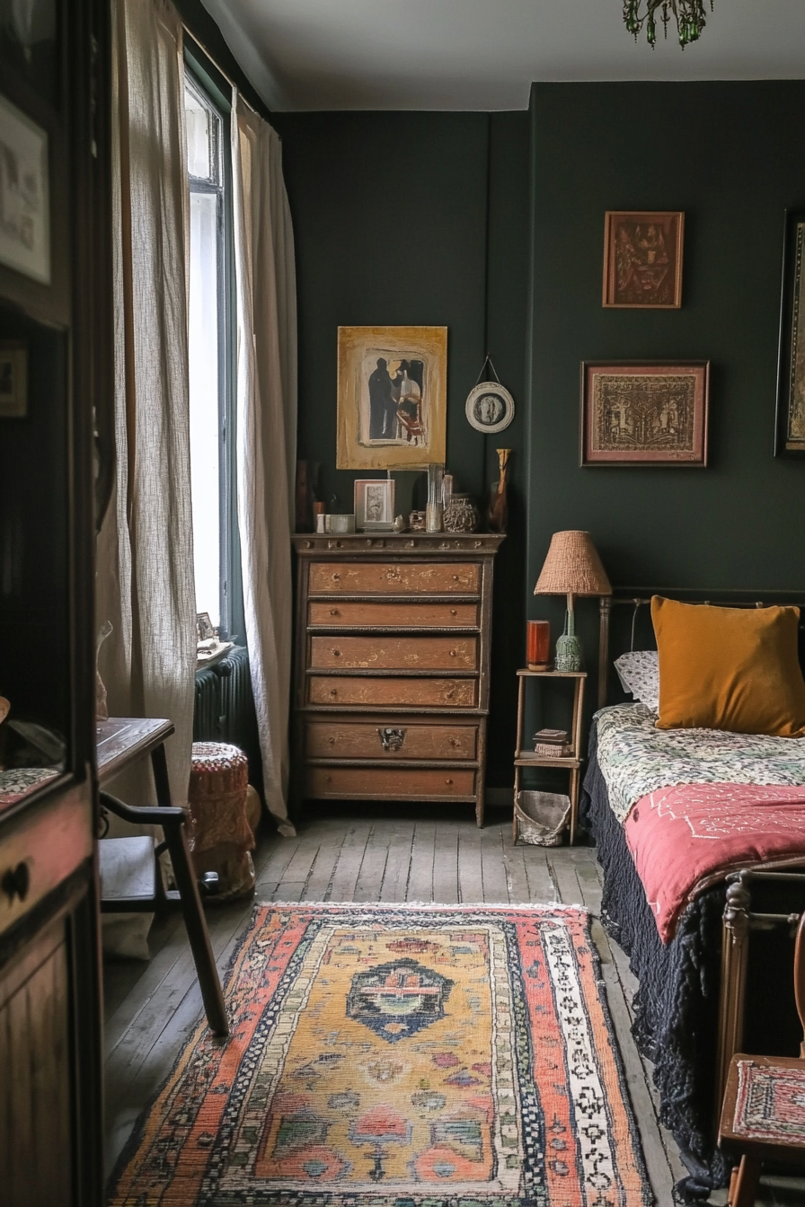 Rich, earthy colors and Mediterranean-inspired details