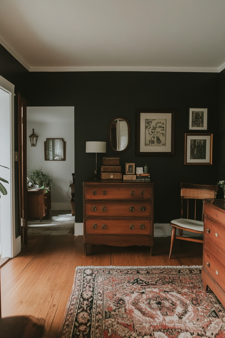 Unique vintage pieces and antique decor