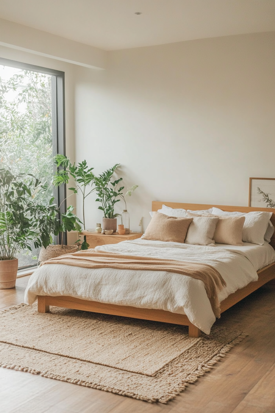 Clean lines and natural materials