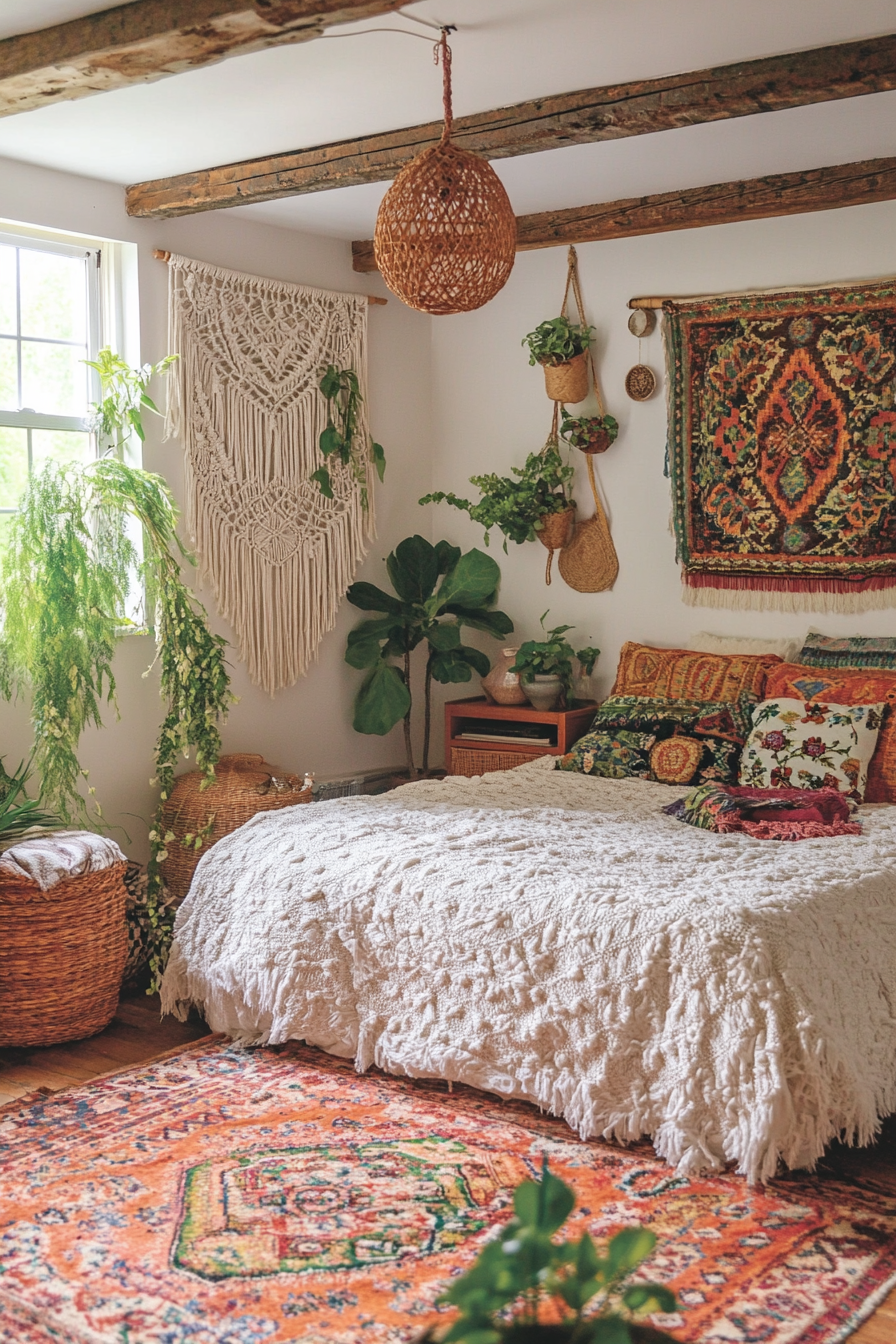 Bohemian decor for a relaxed vibe