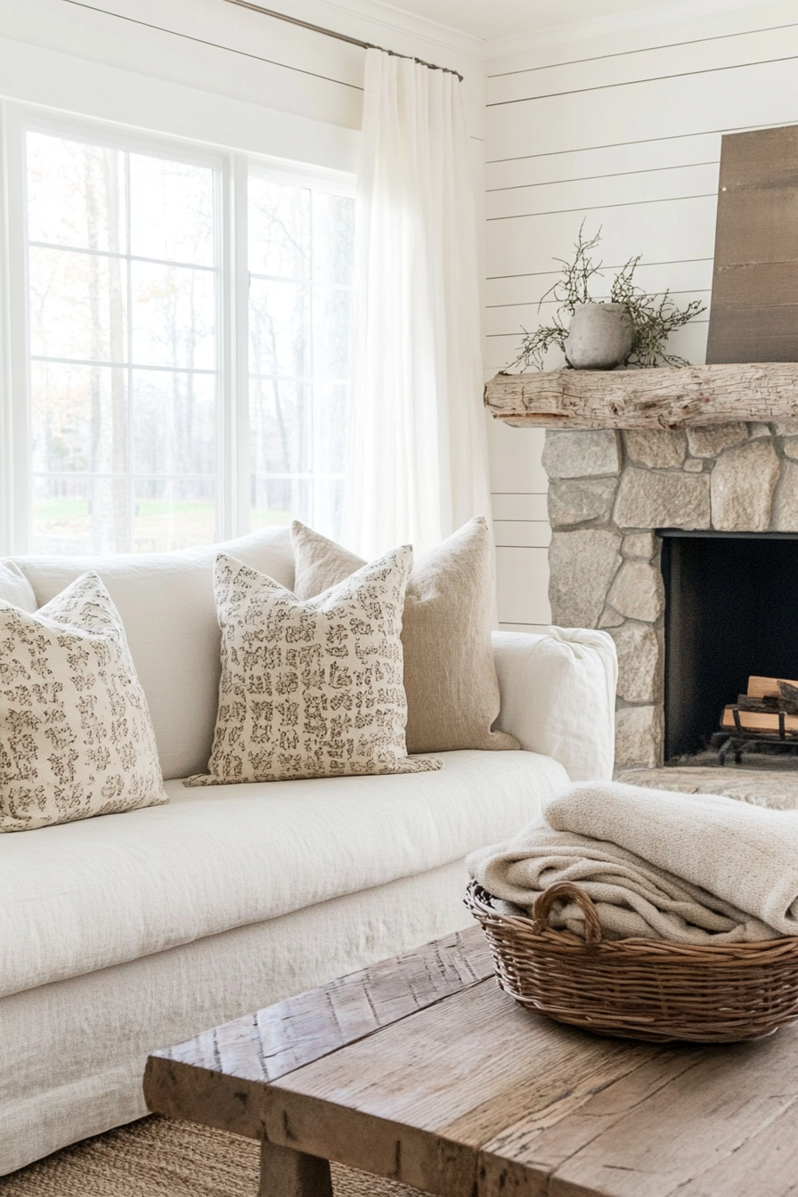 Slipcovered furniture for relaxed comfort