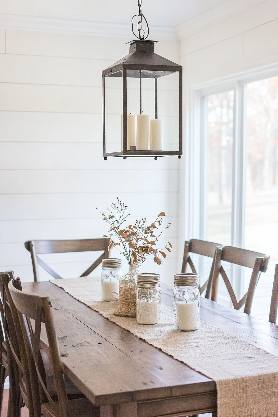 Lantern lighting for warmth and ambiance